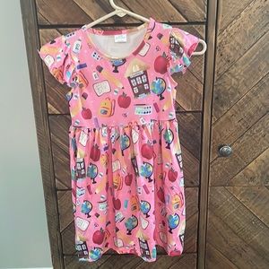 Never worn, girls back to school dress